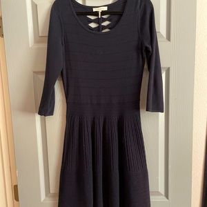 Sandro Knit Fit and Flare Dress